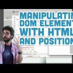 Tutorial HTML | 8. Manipulation of DOM parts with html() and place() - p5.js Tutorial