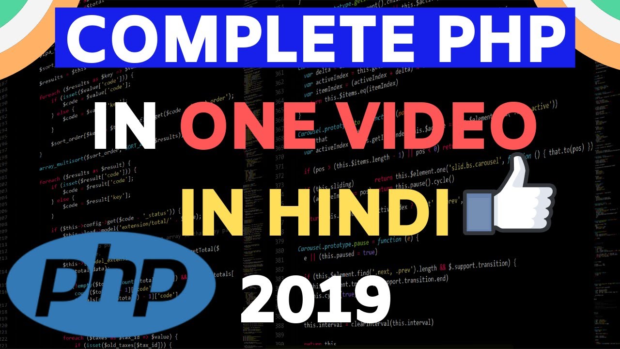 Tutorial PHP | PHP TUTORIAL IN A VIDEO IN HINDI