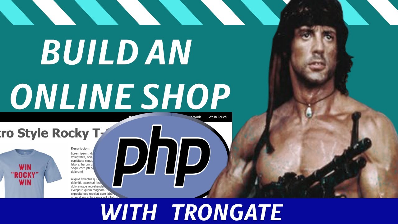 Tutorial PHP | PHP Tutorial - Create an internet retailer with Trongate