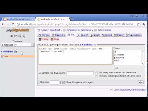 Tutorial PHP | PHP Tutorial for Learners - 151 - SQL Injection Half 1