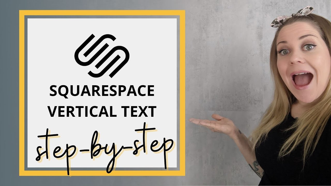 Tutorial CSS | Find out how to create vertical heading textual content with CSS // Squarespace CSS tutorial
