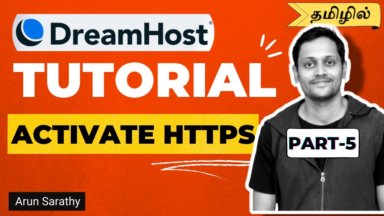 Tutorial DreamHost | DreamHost Tutorial - Allow HTTPS for Your Domains (Tamil) - Half 5