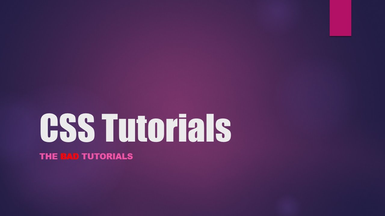 Tutorial CSS | CSS Tutorial - Syntax of Model Guidelines