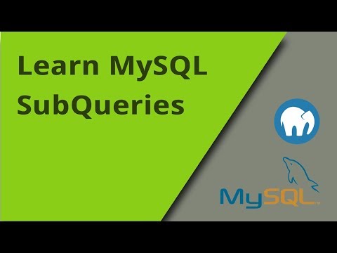 Tutorial MySQL | Study MySQL - SubQueries