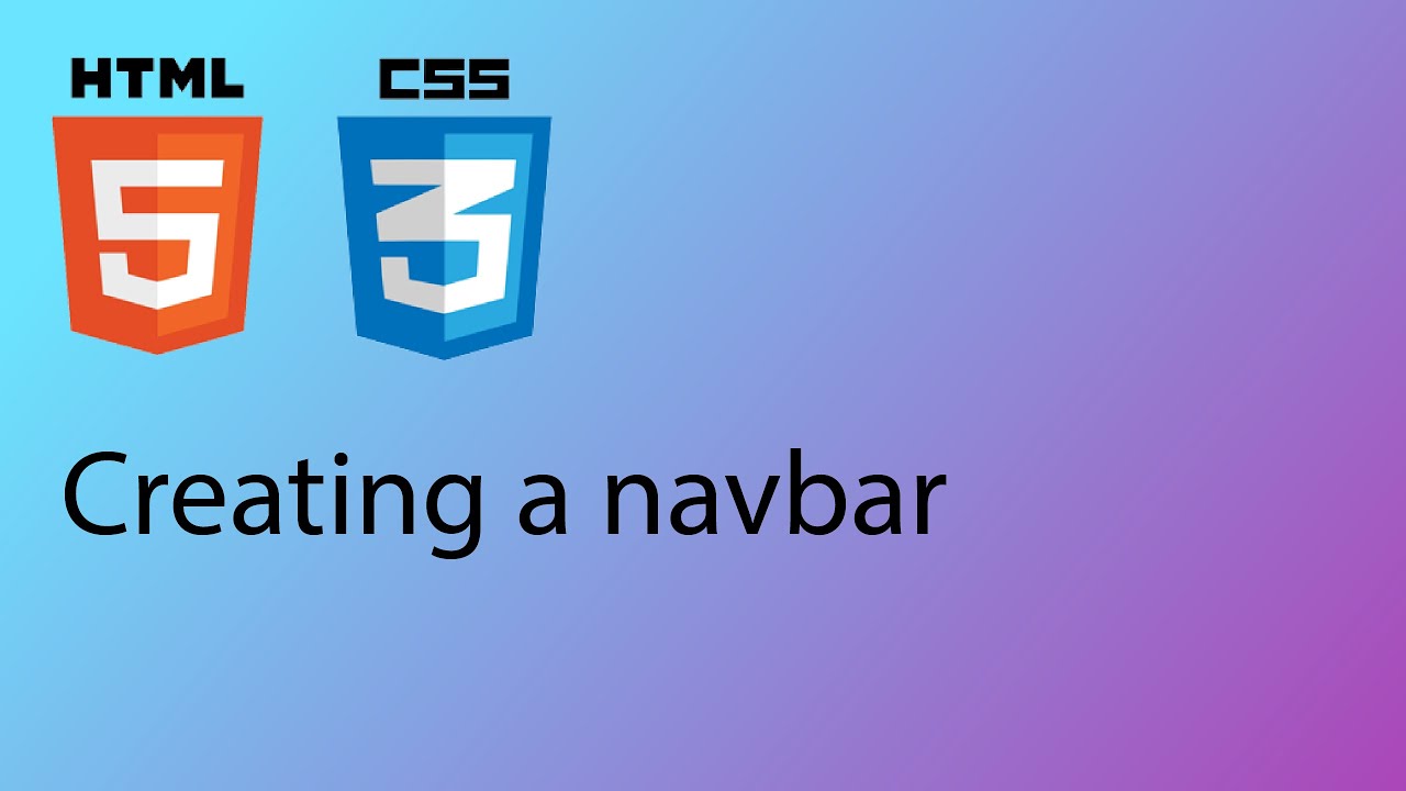 Tutorial CSS | HTML & CSS Tutorial 35 - Making a easy navigation bar menu