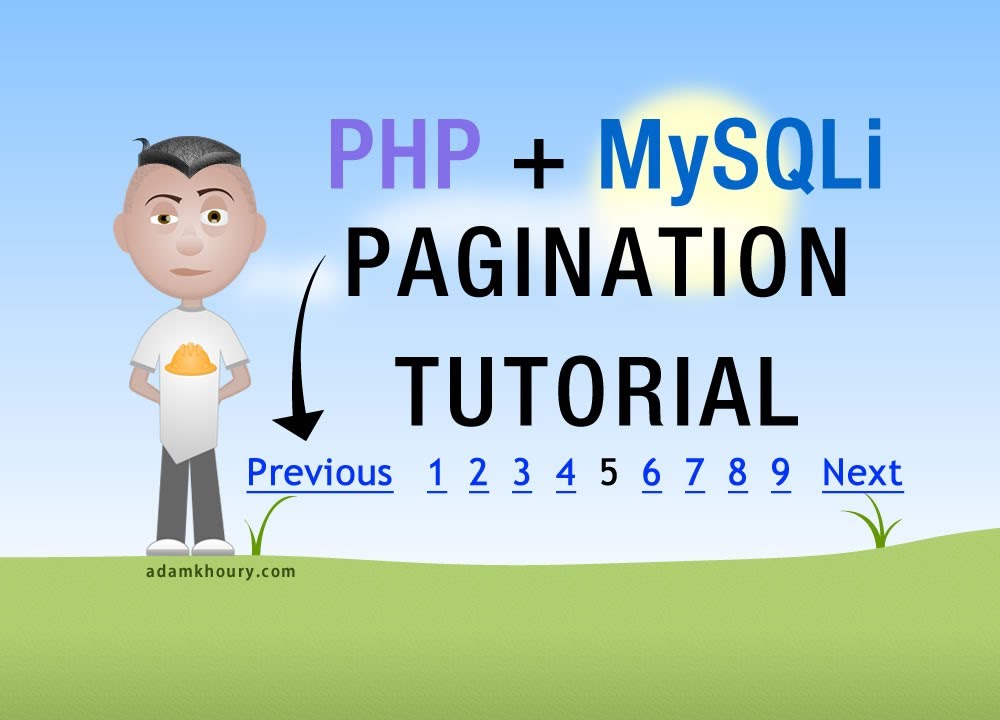 Tutorial PHP | PHP Pagination Tutorial MySQLi Google Model Paged Outcomes Programming