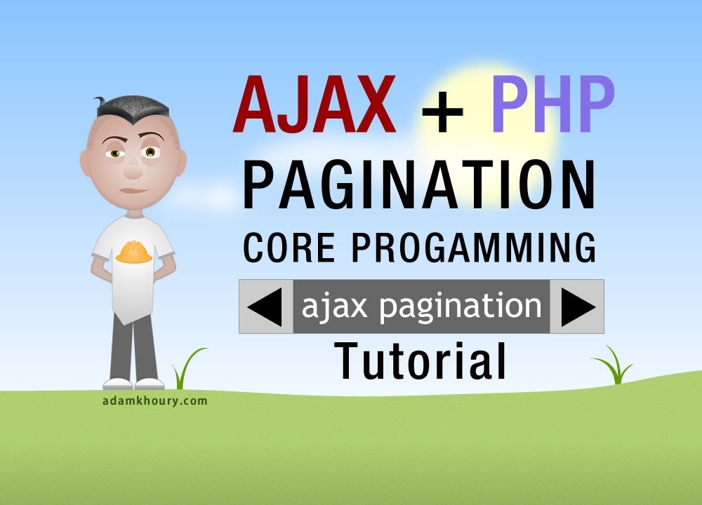 Tutorial PHP | Ajax pagination tutorial PHP MySQL database outcomes paged out with JavaScript