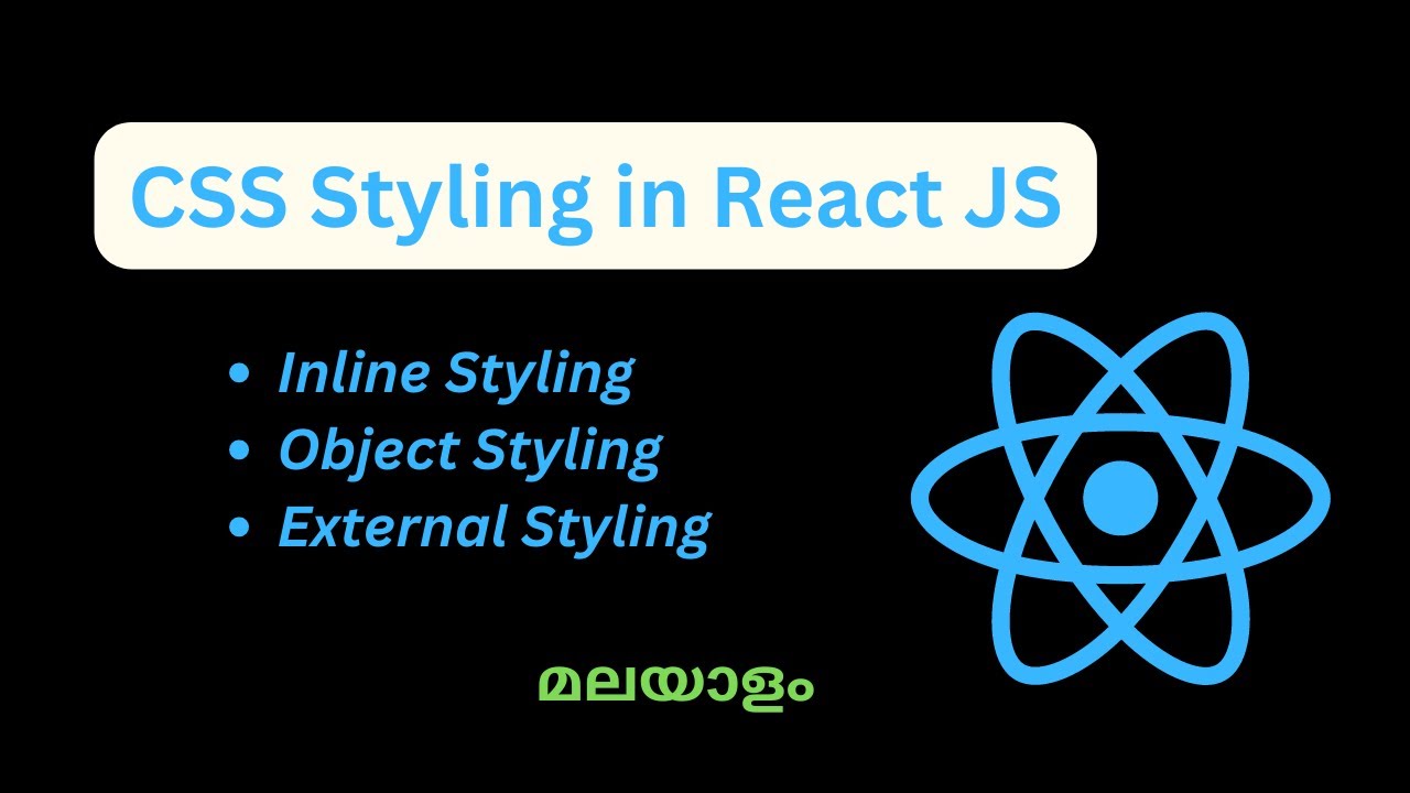Tutorial MySQL | CSS styling in React JS | inline | object | Exterior | Straightforward Tutorial | MALAYALAM| #react #jsx #html