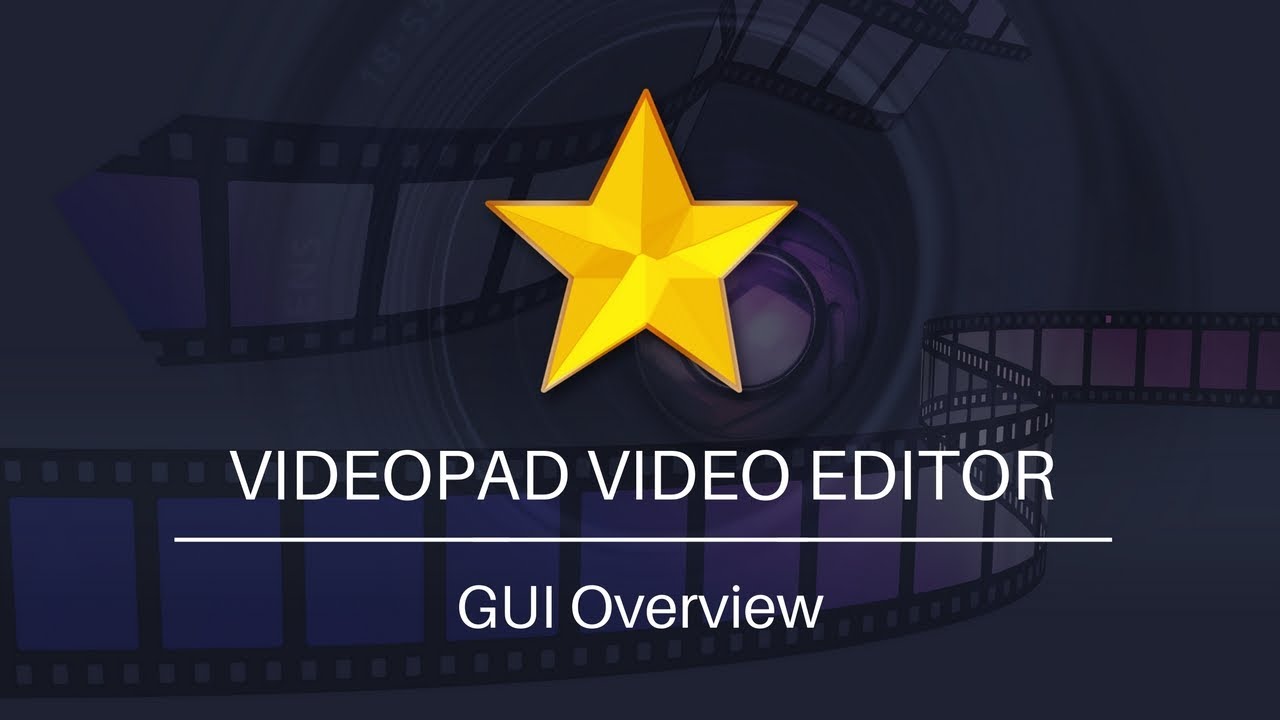 Tutorial HTML | VideoPad Video Editor Tutorial | GUI overview