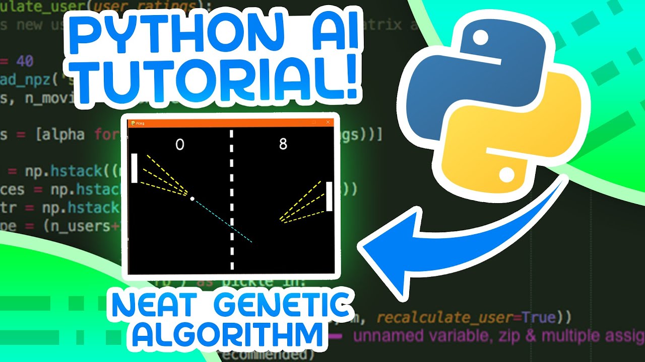 Tutorial Python | Python Pong AI Tutorial - Utilizing NEAT