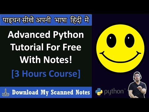 Tutorial Python | Python Programming Course in Hindi (Intermediate)