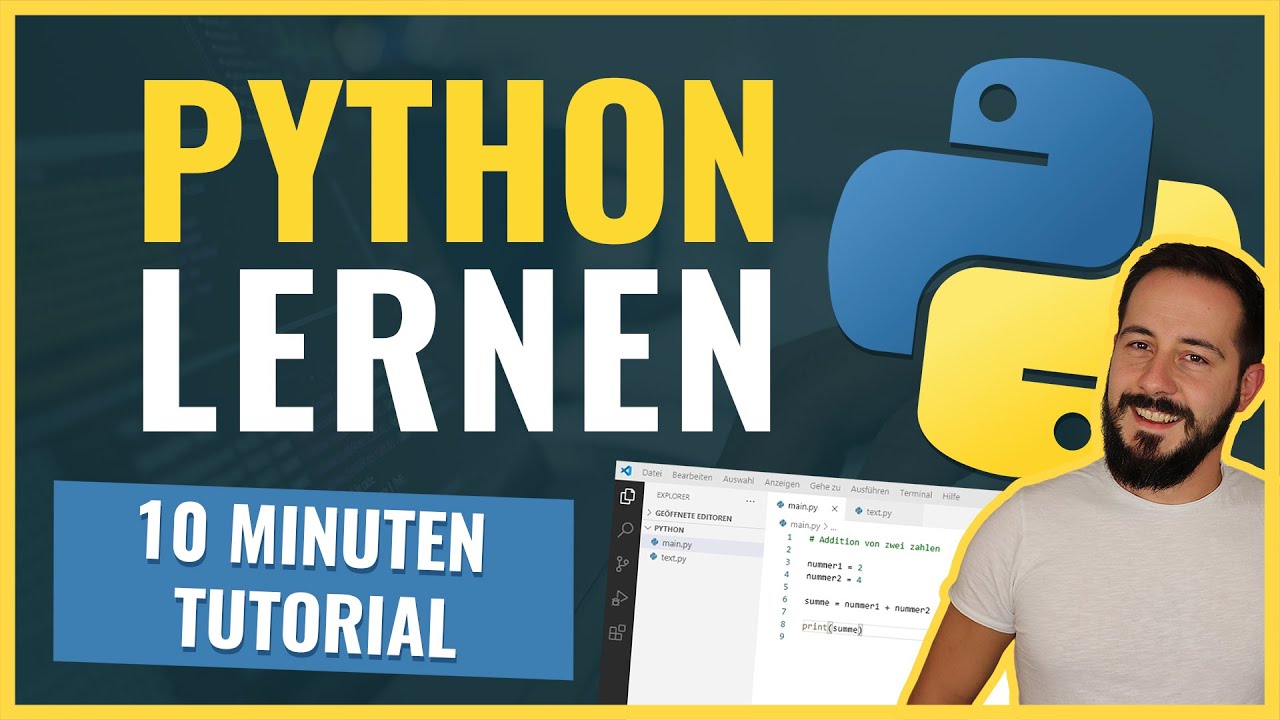 Tutorial Python | Studying Python: 10 Minute Tutorial in Python3 for Rookies