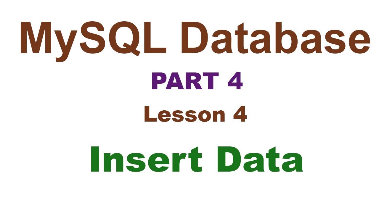 Tutorial MySQL | php Tutorial MySQL Database hindi half 4 insert knowledge