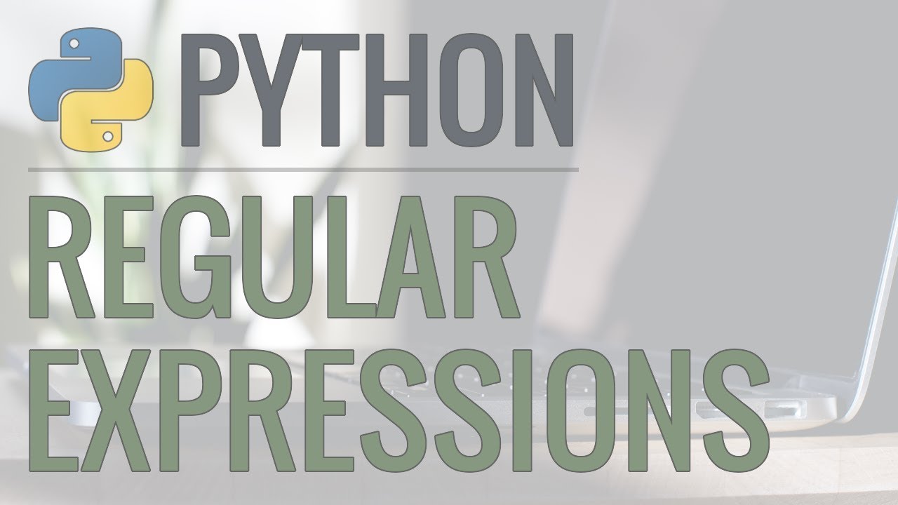 Tutorial Python | Python Tutorial: re Module - How you can Write and Examine Common Expressions (Regex)
