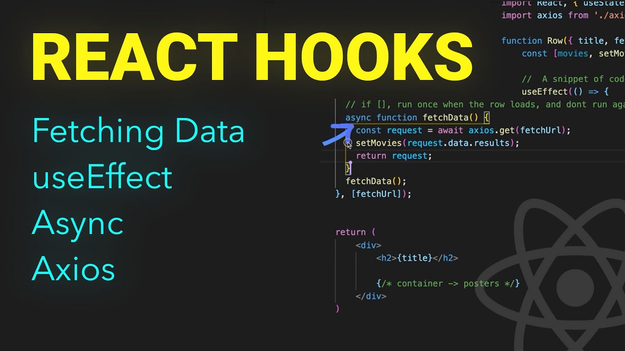 Tutorial React | The right way to Use ASYNC Capabilities in React Hooks Tutorial - (UseEffect + Axios)