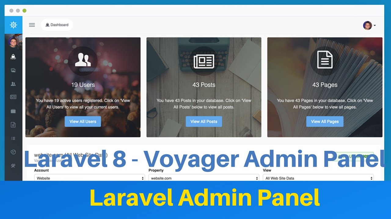 Tutorial Laravel | Laravel Admin Panel Full Course | Voyager Admin Panel | Laravel tutorial