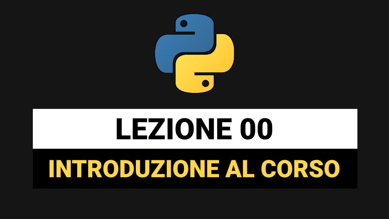 Tutorial Python | PYTHON Tutorial Italiano 00 - Group of the Python course