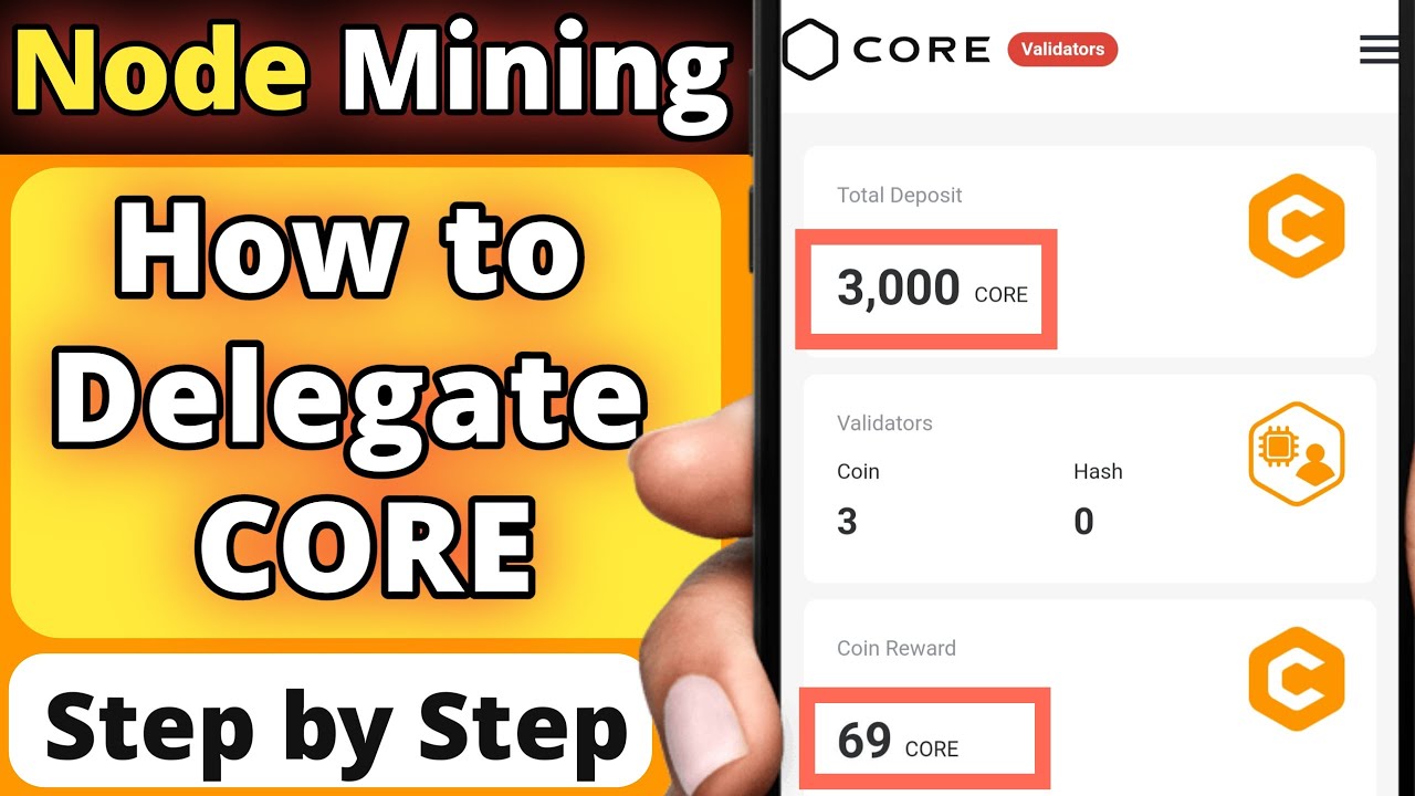 Tutorial Node | Learn how to DELEGATE / STUCK CORE - Full Tutorial [CORE Node Mining NEW UPDATE]