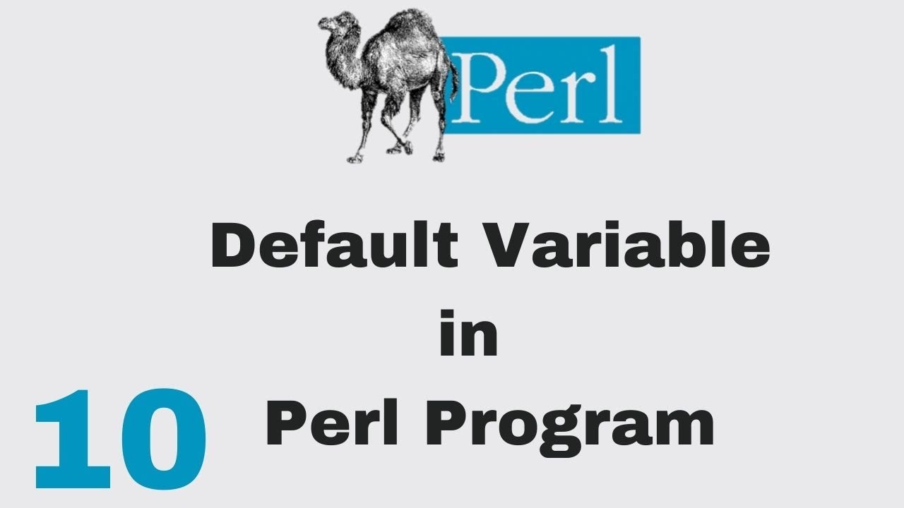 Tutorial Perl | Perl Script Fundamental Tutorial 10 Default variable