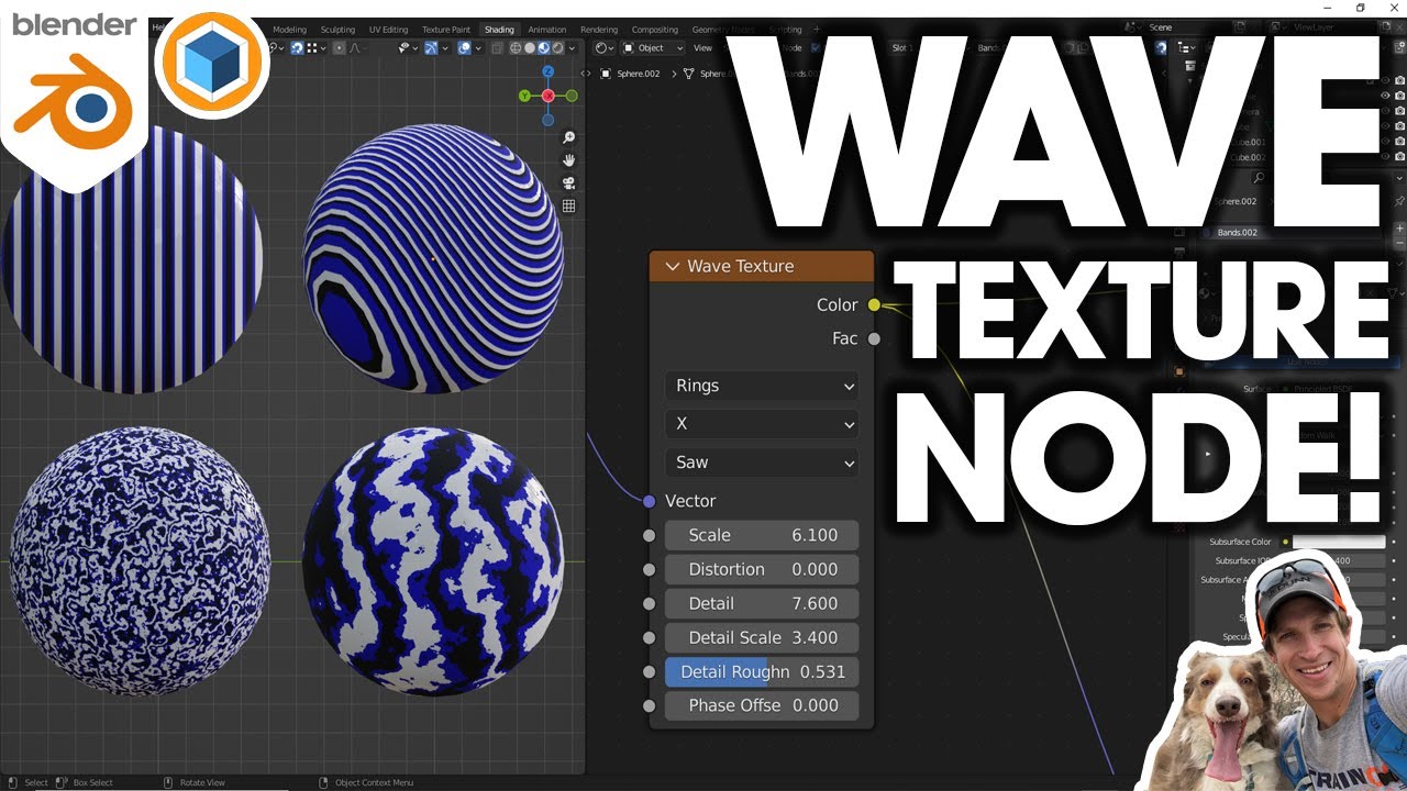 Tutorial Node | Methods to use the WAVE TEXTURE node - Blender Texture Node Tutorial