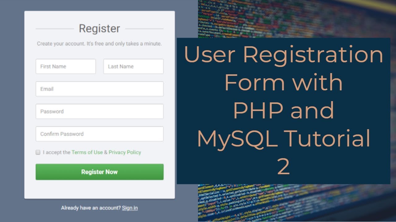 Tutorial MySQL | Person Registration Kind with PHP and MySQL Tutorial 2 - Working with Bootstrap for Responsive Internet Design