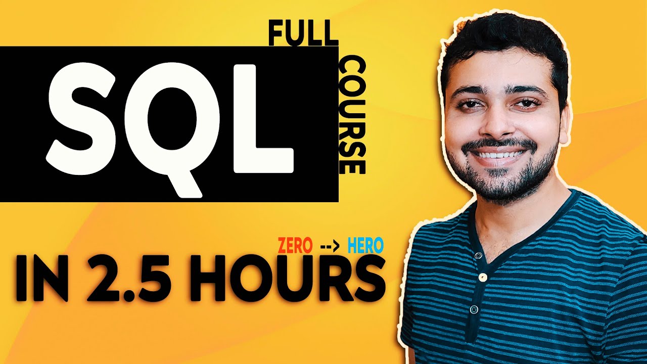 Tutorial SQL | SQL Tutorial for Rookies | Full SQL course in Hindi