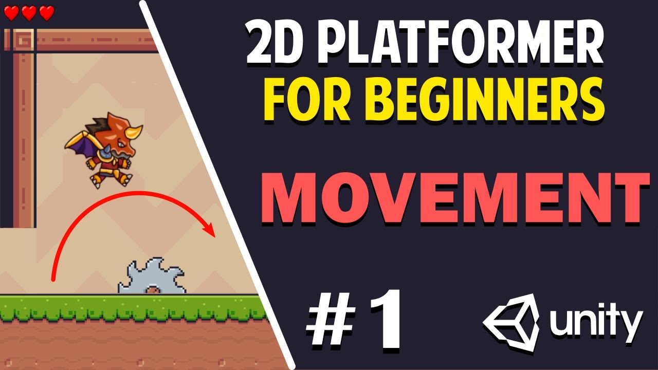 Tutorial Unity | Unity 2D Platformer for Full Novices - PLAYER MOVEMENT