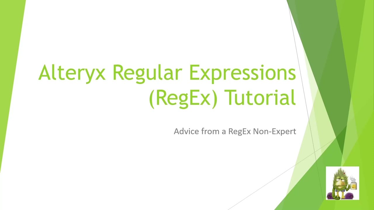 Tutorial Regex | Alteryx Common Expressions (RegEx) tutorial