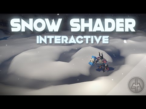 Tutorial Unity | Unity Shader Graph - Interactive Snow Results Tutorial