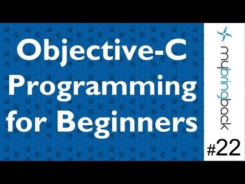 Tutorial Objective-C | Be taught Goal C Tutorial 1.22 Introduction to Objects pt2