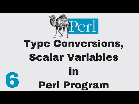 Tutorial Perl | Perl Script Fundamental Tutorial 6 Scalar Variables