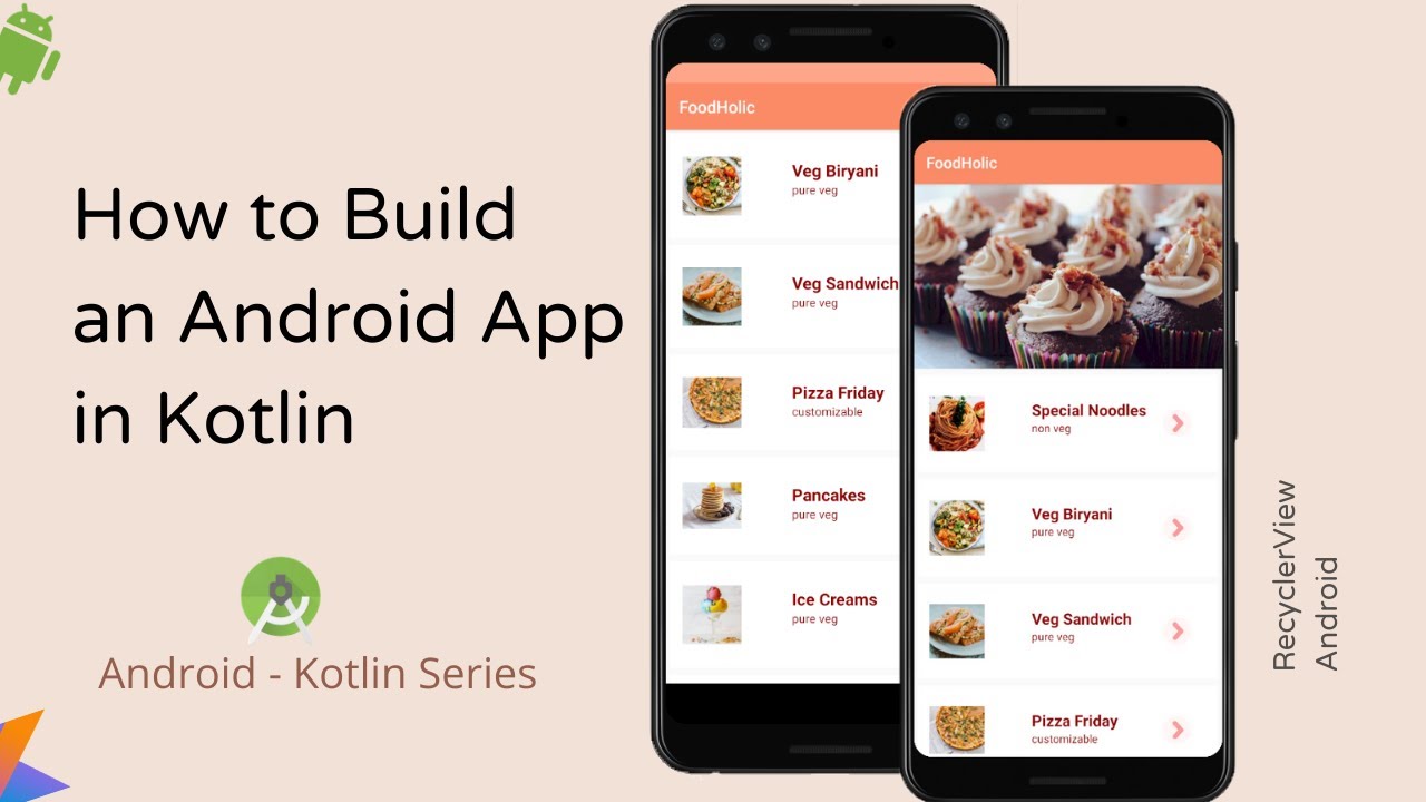 Tutorial Kotlin | Construct an Android app with Kotlin in Android Studio | App growth tutorial