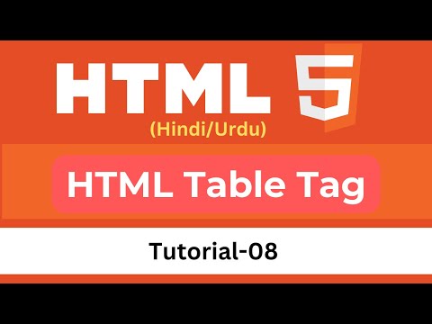 Tutorial HTML | HTML course | Desk Tag in HTML Tutorial 08