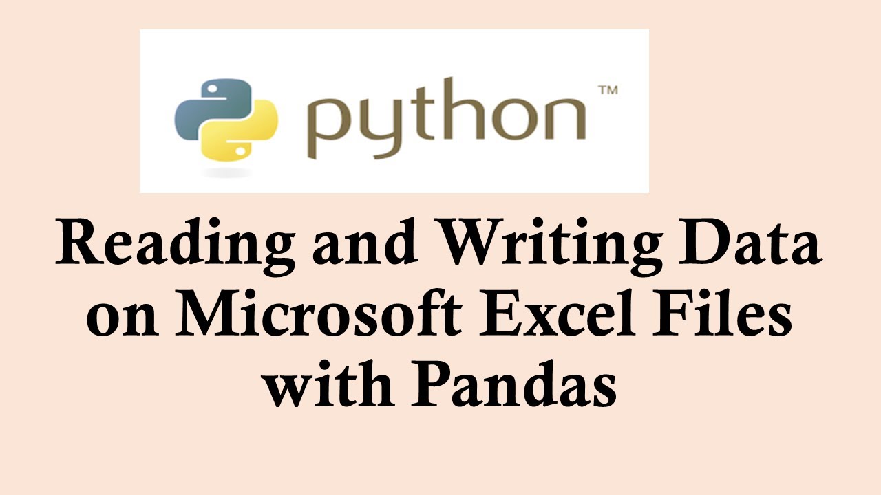 Tutorial Python | Python Crash Course Tutorial.12-4 Studying and writing information to Microsoft Excel recordsdata with pandas