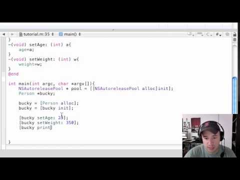 Tutorial Objective-C | Goal C Programming Tutorial - 6 - Creating an object