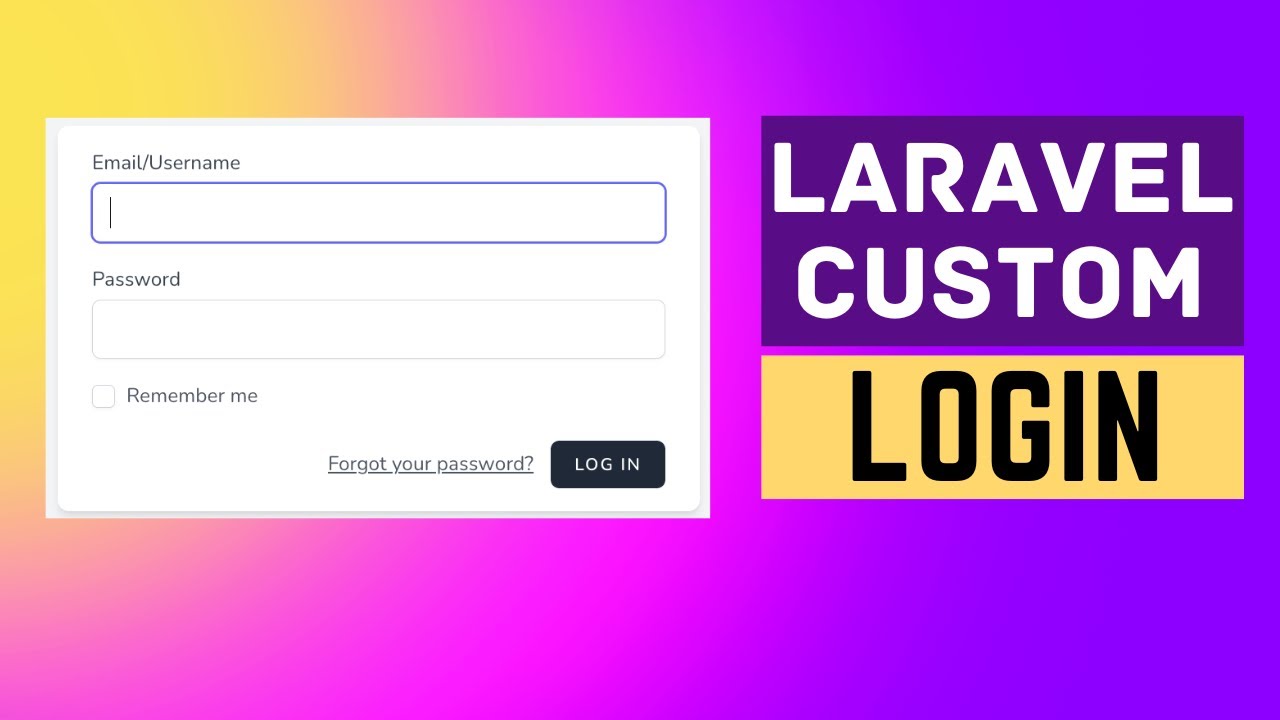 Tutorial Laravel | Laravel Breeze login with e mail or username