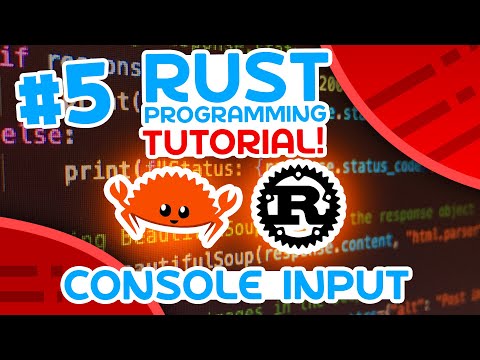 Tutorial Rust | Rust Tutorial - Console Enter