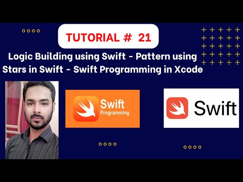 Tutorial Swift | Tutorial Constructing Logic with Swift | Sample with Stars in Swift | Quick programming in Xcode