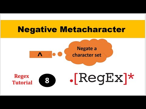 Tutorial Regex | Unfavorable metacharacters | Regex Tutorial Half-8