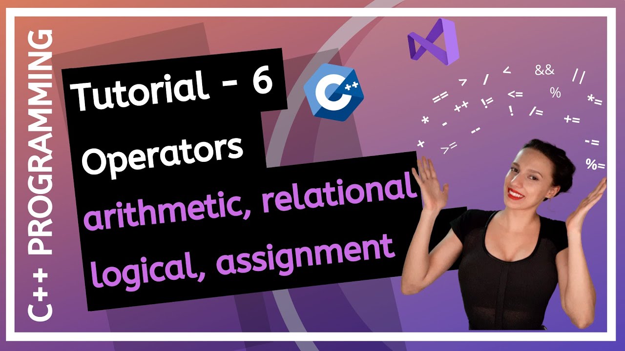 Tutorial C++ | C++ FOR BEGINNERS - Operators in C++ PROGRAMMING TUTORIAL